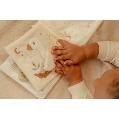 Little Dutch Textilní knížka s aktivitami - Newborn Naturals - obrázek