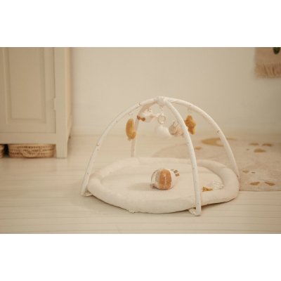 Little Dutch Hrací deka s hrazdičkou - Newborn Naturals - obrázek