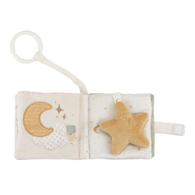 Little Dutch Závěsná textilní knížka s aktivitami - Newborn Naturals - obrázek