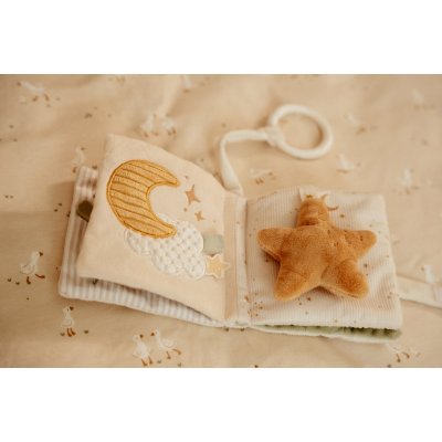 Little Dutch Závěsná textilní knížka s aktivitami - Newborn Naturals - obrázek