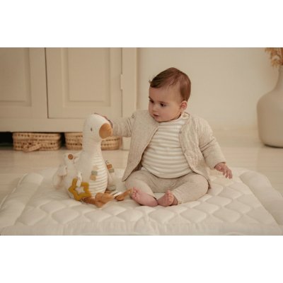 Little Dutch Husa plyšová s aktivitami - Newborn Naturals - obrázek