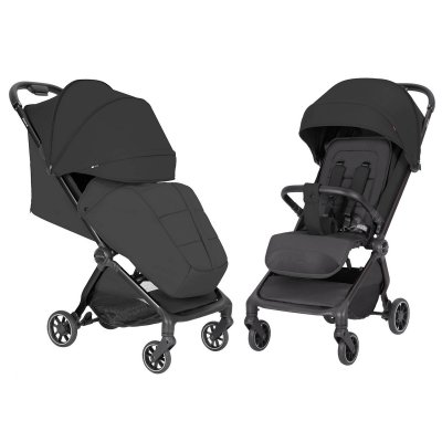 Carrello Atom S Sportovní kočárek - Storm Black - obrázek