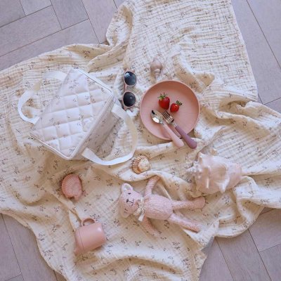 Cam Cam Copenhagen Dětský příbor, 3 ks Flower - Rose Mix - obrázek