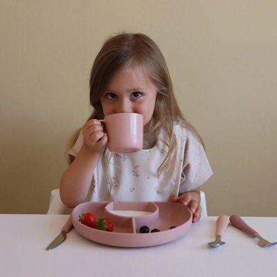 Cam Cam Copenhagen Dětský příbor, 3 ks Flower - Rose Mix - obrázek