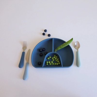 Cam Cam Copenhagen Dětský příbor, 3 ks Rainbow - Ocean Mix - obrázek