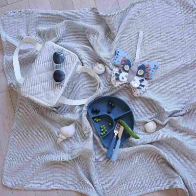 Cam Cam Copenhagen Dětský příbor, 3 ks Rainbow - Ocean Mix - obrázek