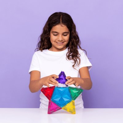 Connetix Magnetická stavebnice - Light Star Pack, 28 ks - obrázek