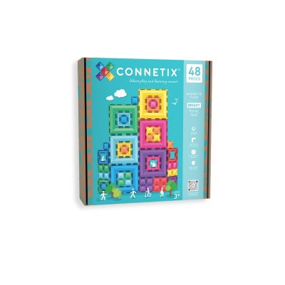 Connetix Magnetická stavebnice - Bright Portal Pack, 48 ks