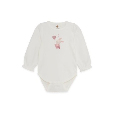 En Fant Body s dlouhým rukávem - Egret, vel. 62