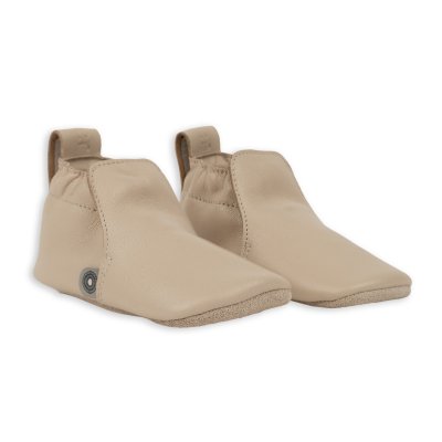 Lodger Kožené capáčky - Beige, vel. 9 - 12 měsíců - obrázek