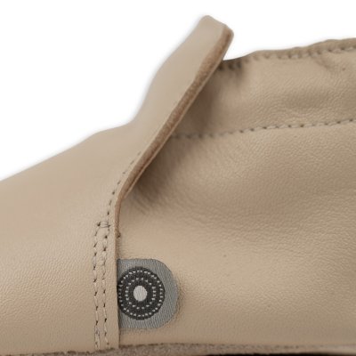 Lodger Kožené capáčky - Beige, vel. 9 - 12 měsíců - obrázek