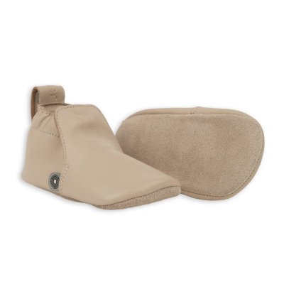 Lodger Kožené capáčky - Beige, vel. 9 - 12 měsíců