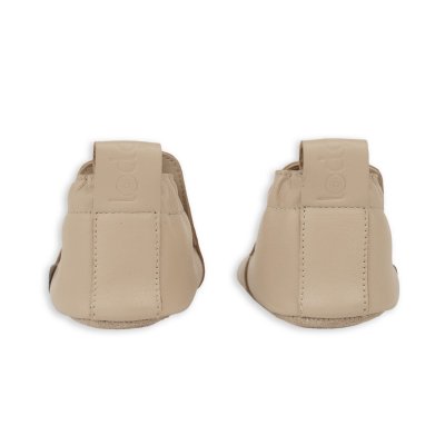 Lodger Kožené capáčky - Beige, vel. 15 - 18 měsíců - obrázek