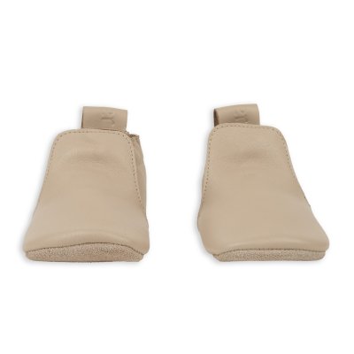 Lodger Kožené capáčky - Beige, vel. 15 - 18 měsíců - obrázek