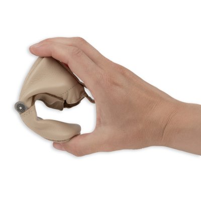 Lodger Kožené capáčky - Beige, vel. 15 - 18 měsíců - obrázek