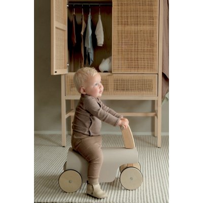 Lodger Kožené capáčky - Beige, vel. 15 - 18 měsíců - obrázek