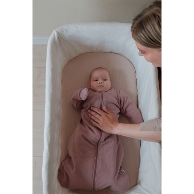 Lodger Hopper Sleeves Rib - Rose, vel. 50/62 - obrázek