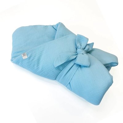 Bellou Zavinovačka Bio bavlna - Simple Turquoise - obrázek