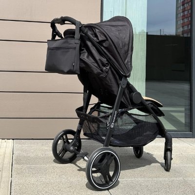 Pinkie Organizér s přední kapsou L Softshell - Black - obrázek