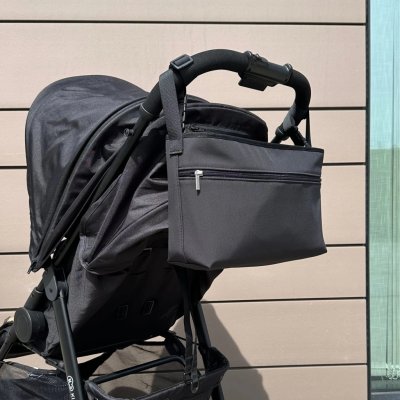 Pinkie Organizér s přední kapsou L Softshell - Black - obrázek