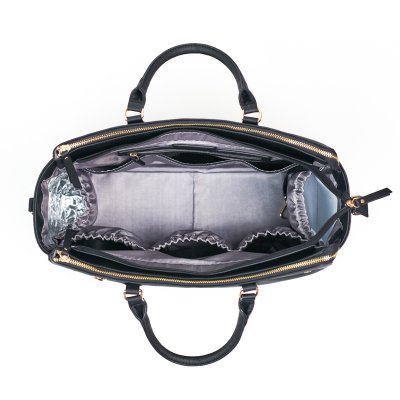 Joissy Přebalovací taška na kočárek Carla - Black/Silver - obrázek