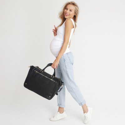 Joissy Přebalovací taška na kočárek Carla - Black/Silver - obrázek