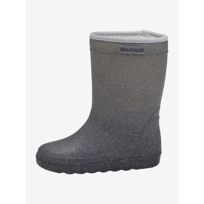 En Fant Dětské termo holínky Glitter - Ebony, vel. 24 - obrázek