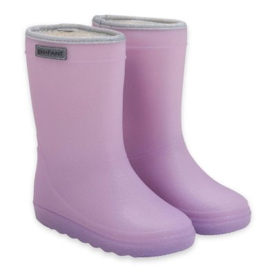 En Fant Dětské termo holínky Glitter - Lavender, vel. 28