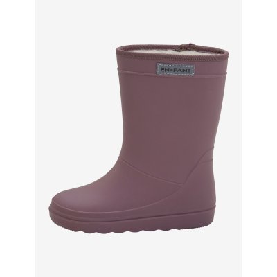 En Fant Dětské termo holínky Solid - Rose Taupe, vel. 25 - obrázek