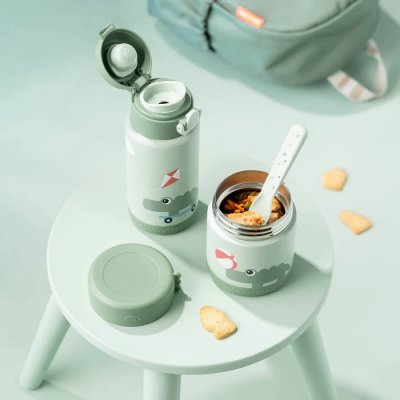 Done by Deer Dětská termonádoba Playground - Zelená - obrázek