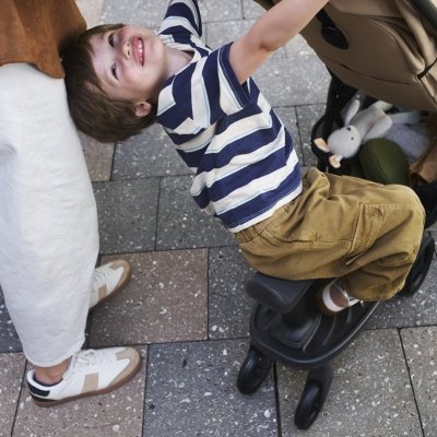 Bugaboo Stupátko se sedátkem - Black - obrázek