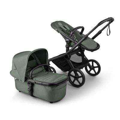 Bugaboo Fox5 Renew Kompletní set - Black/Forest Green/Forest Green - obrázek