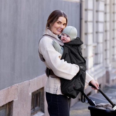 Voksi Zateplený kryt na nosítko - Black - obrázek