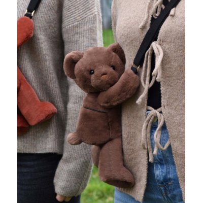 DouDou et Compagnie Batoh přes rameno Medvídek - Hnědý - obrázek