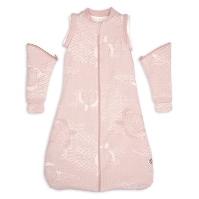 Lodger Spací pytel s rukávy Matcha - Powder, vel. 50/62 - obrázek