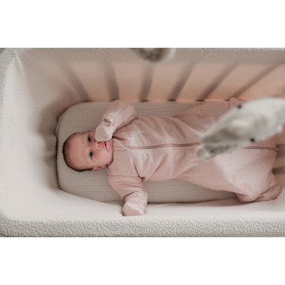 Lodger Spací pytel s rukávy Matcha - Powder, vel. 50/62 - obrázek