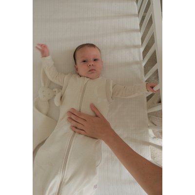 Lodger Spací pytel s rukávy Matcha - Birch, vel. 68/80 - obrázek