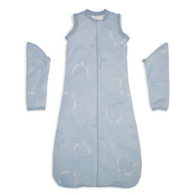 Lodger Spací pytel s rukávy Matcha - Blue Fogg, vel. 86/98 - obrázek