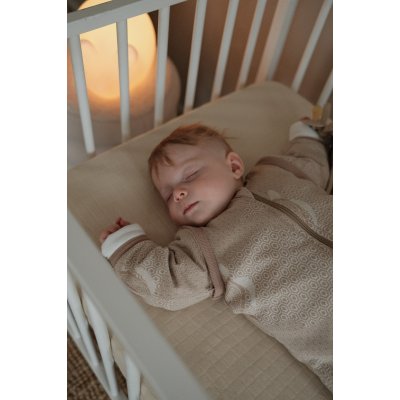 Lodger Spací pytel s rukávy Matcha - Beige, vel. 50/62 - obrázek