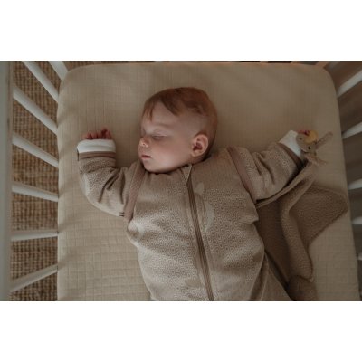 Lodger Spací pytel s rukávy Matcha - Beige, vel. 50/62 - obrázek