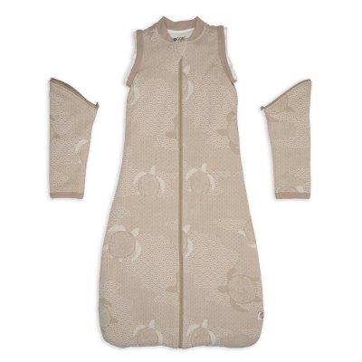 Lodger Spací pytel s rukávy Matcha - Beige, vel. 86/98 - obrázek