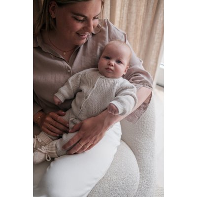 Lodger Pletený svetřík Merino - Birch, vel. 62 - obrázek