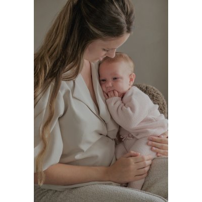 Lodger Pletený svetřík Merino - Tan, vel. 68 - obrázek