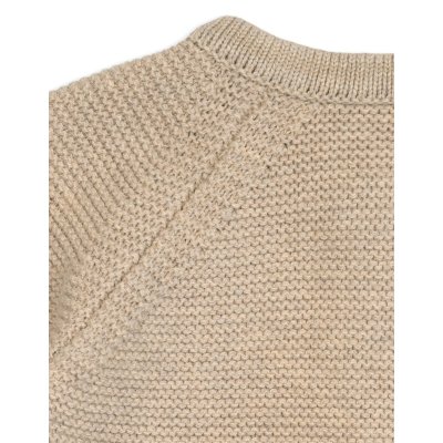 Lodger Pletený svetřík Merino - Beige, vel. 62 - obrázek