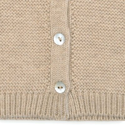 Lodger Pletený svetřík Merino - Beige, vel. 68 - obrázek