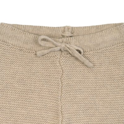Lodger Pletené tepláčky Merino - Beige, vel. 62 - obrázek