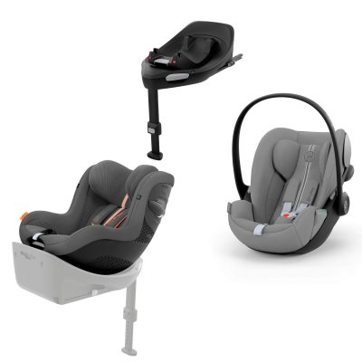 Cybex Set Plus Autosedačka Cloud G + Sirona G + Základna Base G - Stone Grey