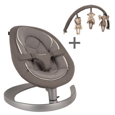 Nuna Leaf Grow Lehátko s hračkou - Granite