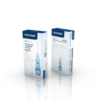 Concept Dětský sonický zubní kartáček 1-5 let - Modrý - obrázek