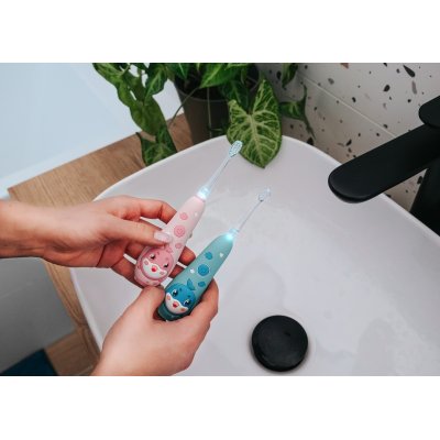 Concept Dětský sonický zubní kartáček 1-5 let - Růžový - obrázek